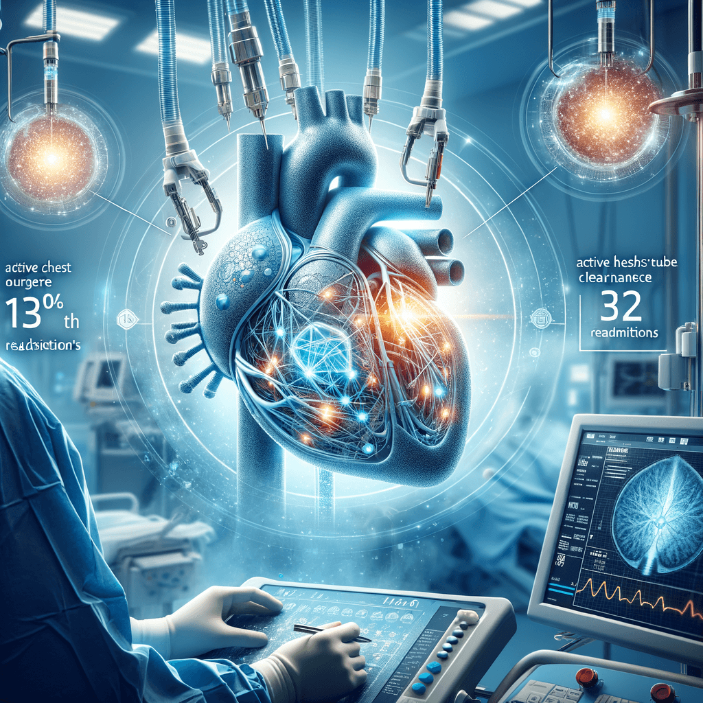Improved Cardiac Surgery Outcomes with Active Chest Tube Clearance